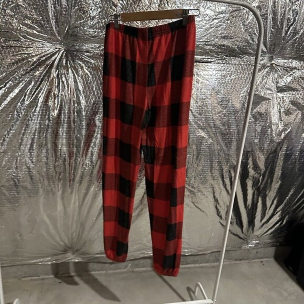BP Buffalo Plaid Pajama Pants Red Black Lounge Sleepwear Women's M